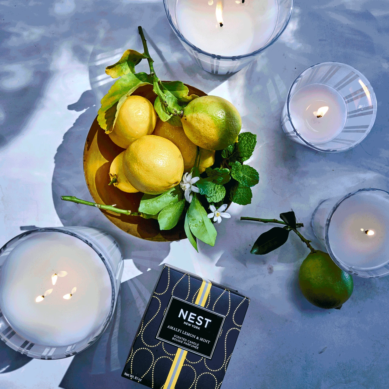 Amalfi Lemon & Mint Classic Candle Amalfi Lemon & Mint Classic Candle -Fragrances Sales AmalfiLemonMint Cinemagraph