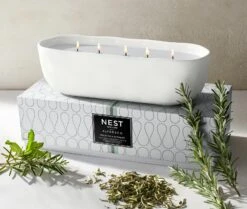 White Tea & Rosemary Alfresco Multi-Wick Decorative Candle 2 White Tea & Rosemary Alfresco Multi-Wick Decorative Candle -Fragrances Sales NESTNY ALF WTR CAN MULTI 3