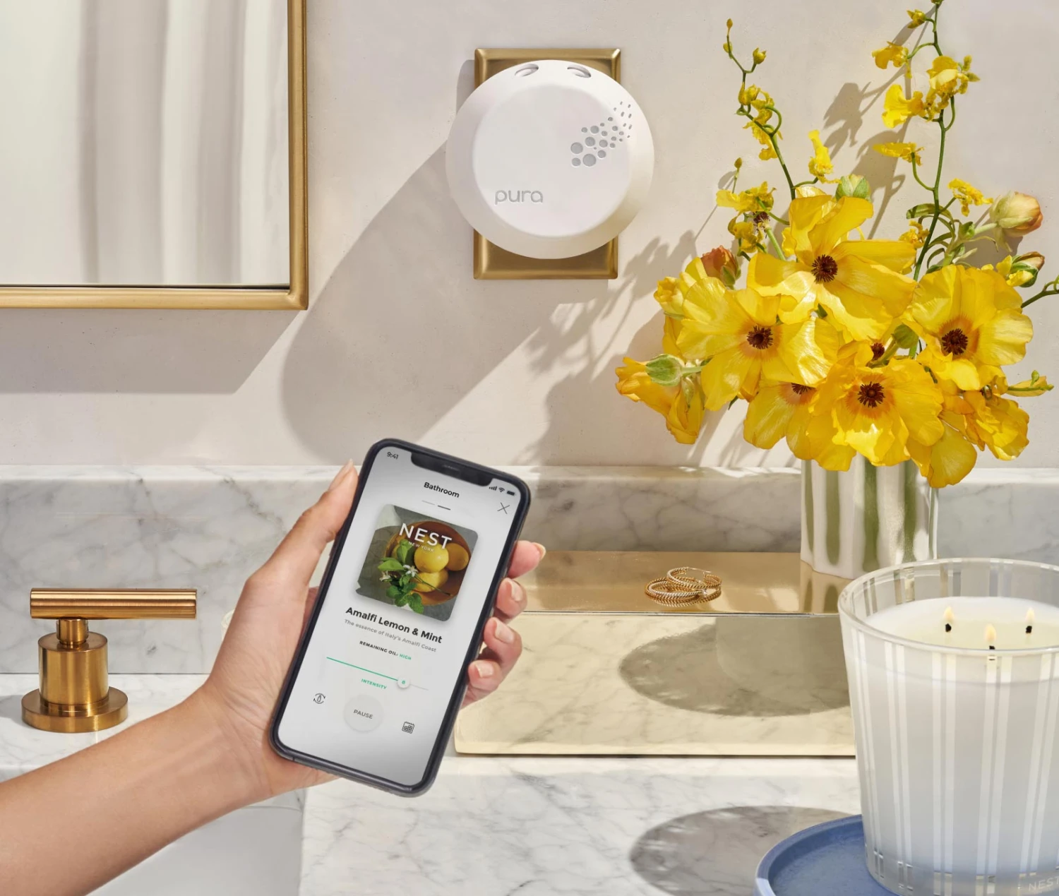 Amalfi Lemon & Mint Refill Single for Pura Smart Home Fragrance Diffuser Amalfi Lemon & Mint Refill Single For Pura Smart Home Fragrance Diffuser -Fragrances Sales NESTNY CORE AML DIF PURA REF SIN 3