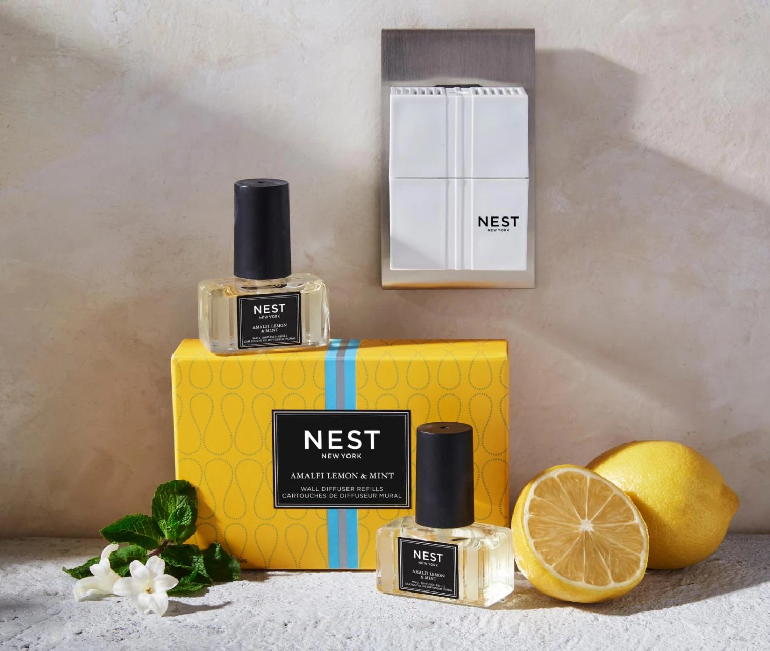 Amalfi Lemon & Mint Refills for Wall Diffuser Amalfi Lemon & Mint Refills For Wall Diffuser -Fragrances Sales NESTNY CORE AML DIF WALL REF 3 938e86b2 1dfe 4666 9e4b 01ef0ff66b72