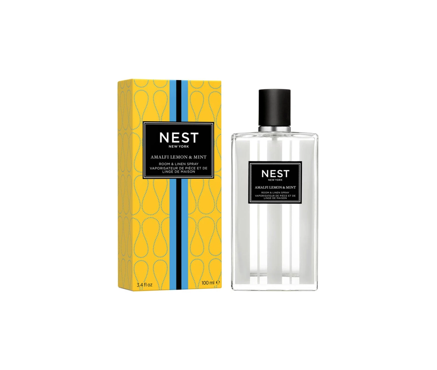 Amalfi Lemon & Mint Room & Linen Spray Amalfi Lemon & Mint Room & Linen Spray -Fragrances Sales NESTNY CORE AML ROOM 1 white background