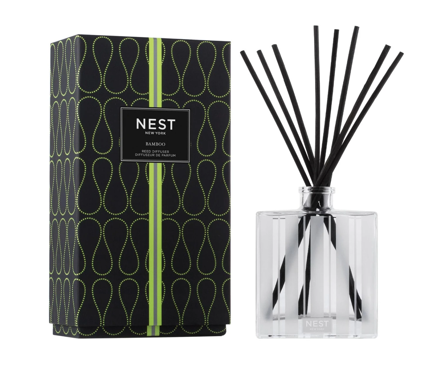 Bamboo Luxury Reed Diffuser Bamboo Luxury Reed Diffuser -Fragrances Sales NESTNY CORE BM DIF REED LX 1 white background