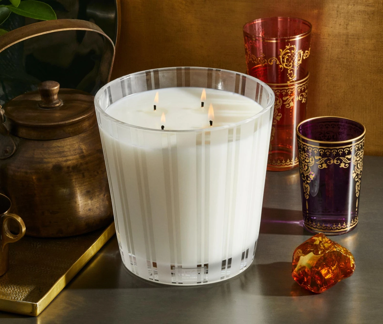 Moroccan Amber Luxury Candle Moroccan Amber Luxury Candle -Fragrances Sales NESTNY CORE MA CAN LX 2