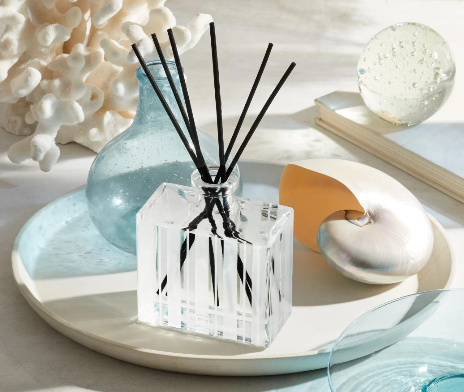 Ocean Mist & Sea Salt Reed Diffuser Ocean Mist & Sea Salt Reed Diffuser -Fragrances Sales NESTNY CORE OS DIF REED 2