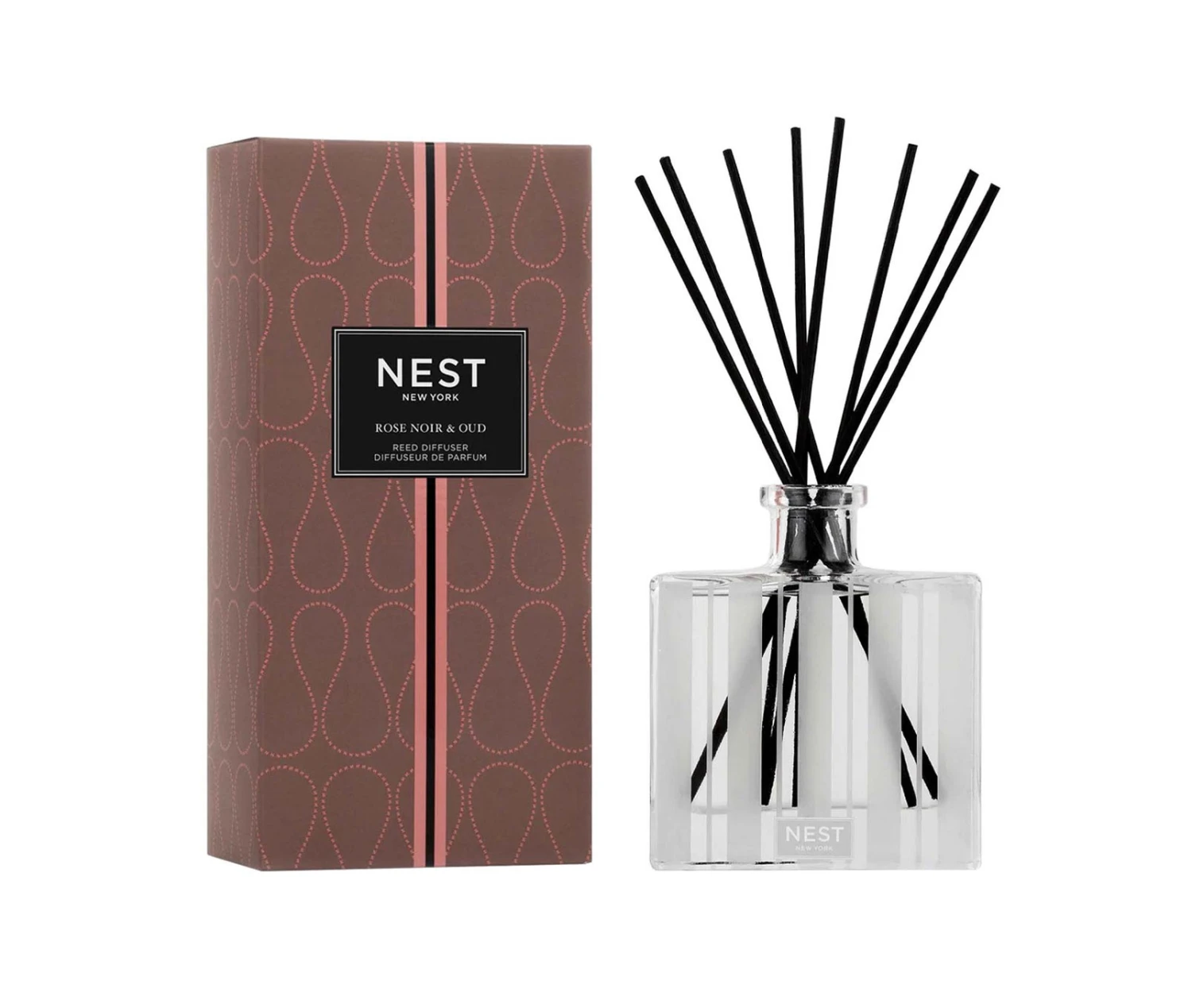 Rose Noir & Oud Reed Diffuser Rose Noir & Oud Reed Diffuser -Fragrances Sales NESTNY CORE RO DIF REED 1 white background