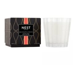 Red Pineapple & Hibiscus 3-Wick Candle