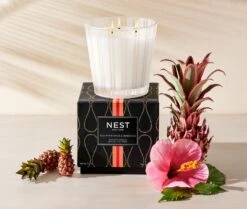 Red Pineapple & Hibiscus 3-Wick Candle -Fragrances Sales NESTNY CORE RPH CAN 3W 3