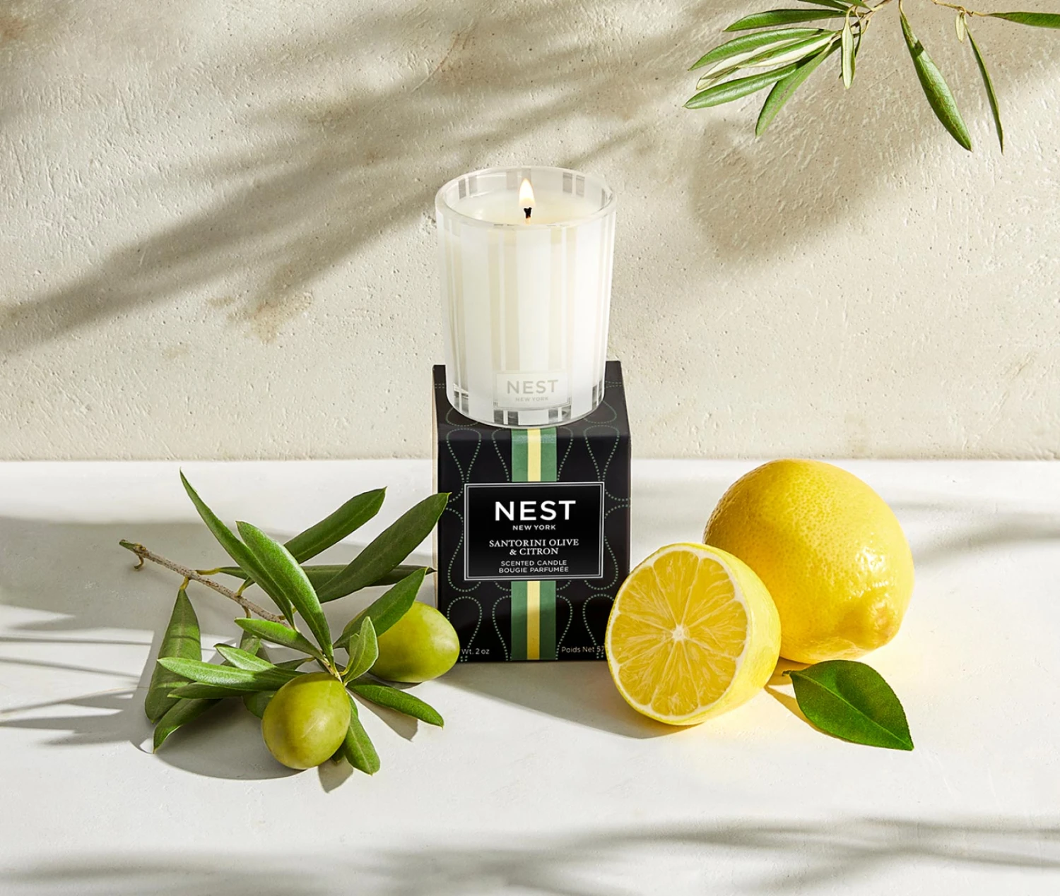 Santorini Olive & Citron Votive Candle Santorini Olive & Citron Votive Candle -Fragrances Sales NESTNY CORE SOC CAN V 2