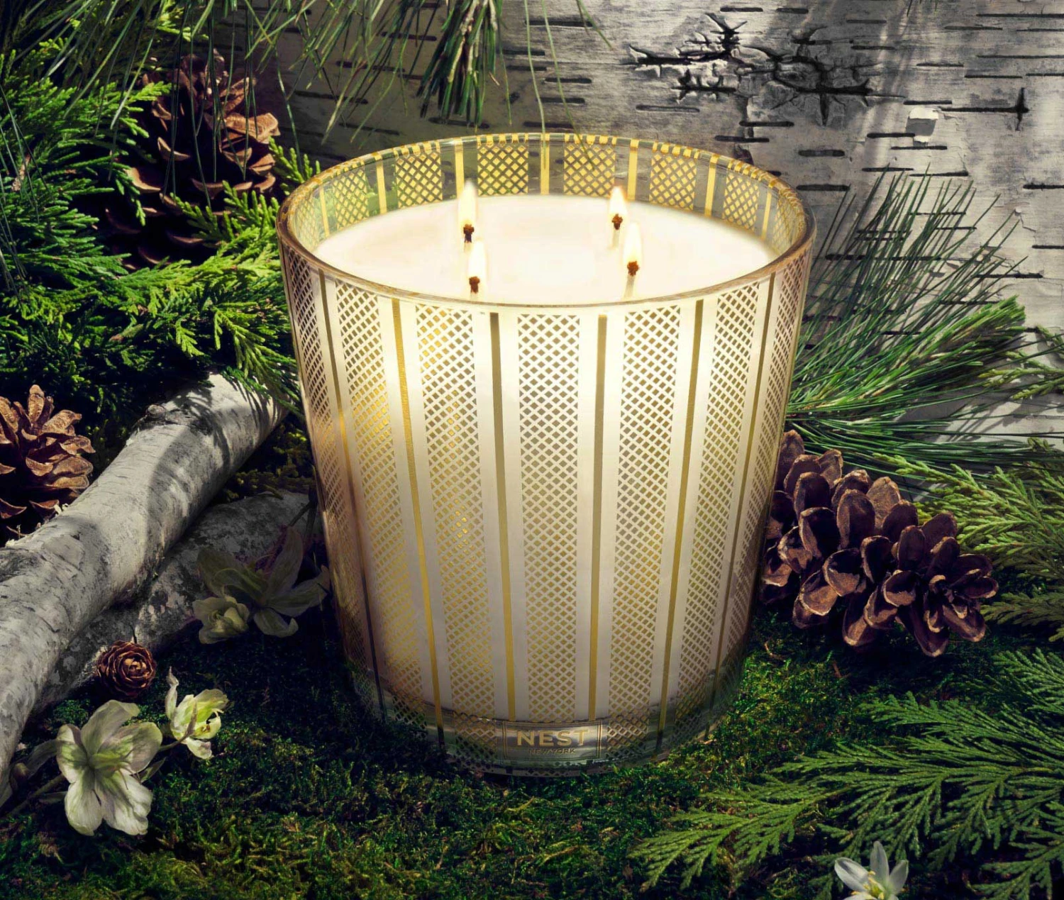Birchwood Pine Luxury Candle Birchwood Pine Luxury Candle -Fragrances Sales NESTNY FF BP CAN LX 2