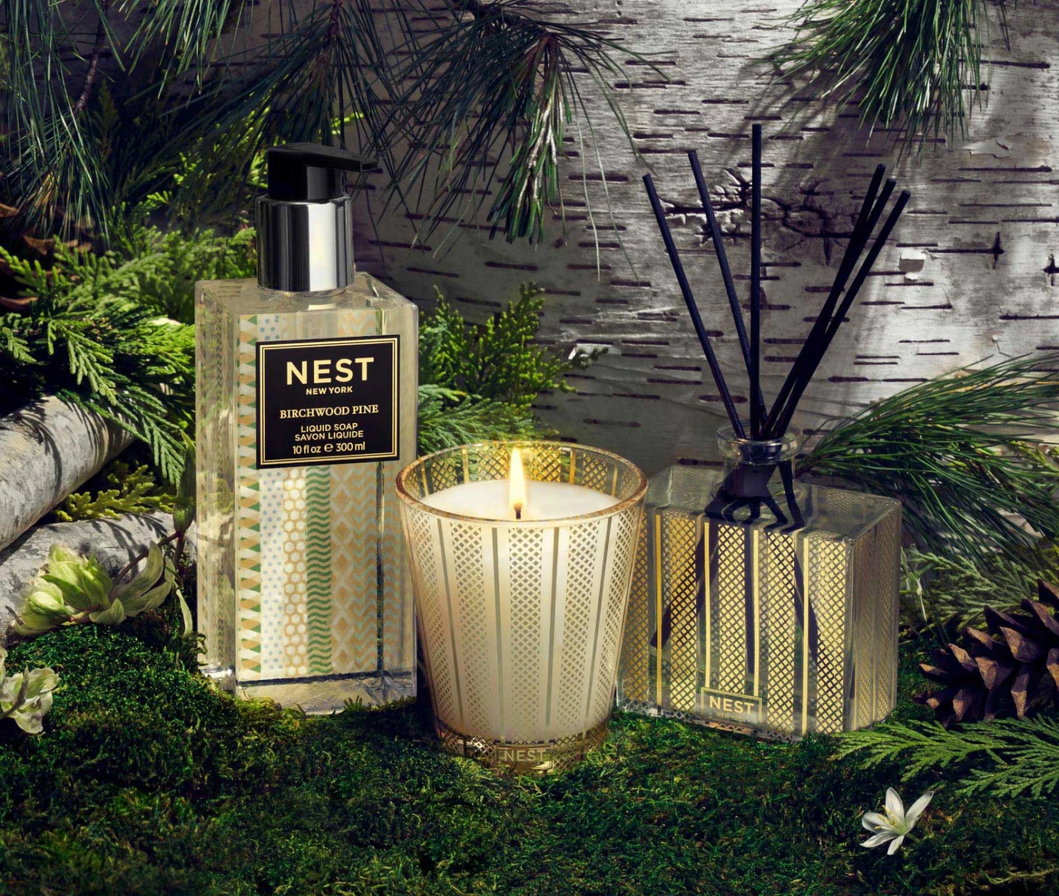 Birchwood Pine Gift Set Birchwood Pine Gift Set -Fragrances Sales NESTNY FF BP SET CAN DIF SOAP 2