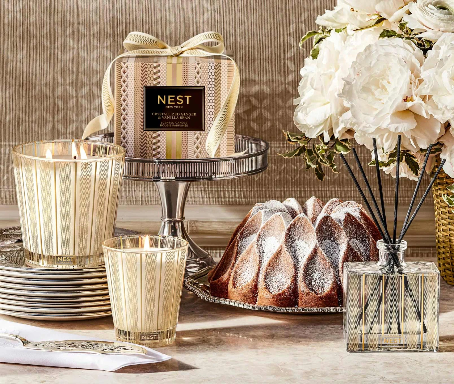 Crystallized Ginger & Vanilla Bean Scented Candle Ornament Crystallized Ginger & Vanilla Bean Scented Candle Ornament -Fragrances Sales NESTNY FF CGVB CAN V ORN 3 1