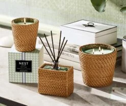 Rattan Wild Mint & Eucalyptus Classic Candle -Fragrances Sales NESTNY RATTAN WELL ECS CAN CL 4