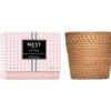 Rattan Himalayan Salt & Rosewater 3-Wick Candle