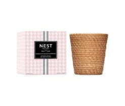 Rattan Himalayan Salt & Rosewater Classic Candle