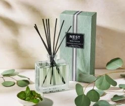 Wild Mint & Eucalyptus Reed Diffuser -Fragrances Sales NESTNY WELL ECS DIF REED 3