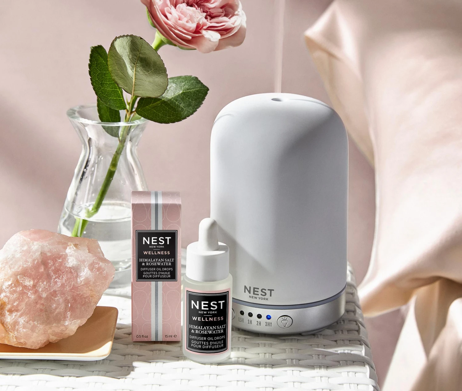 Himalayan Salt & Rosewater Diffuser Oil Drops Himalayan Salt & Rosewater Diffuser Oil Drops -Fragrances Sales NESTNY WELL HSR DIF DROPS 2